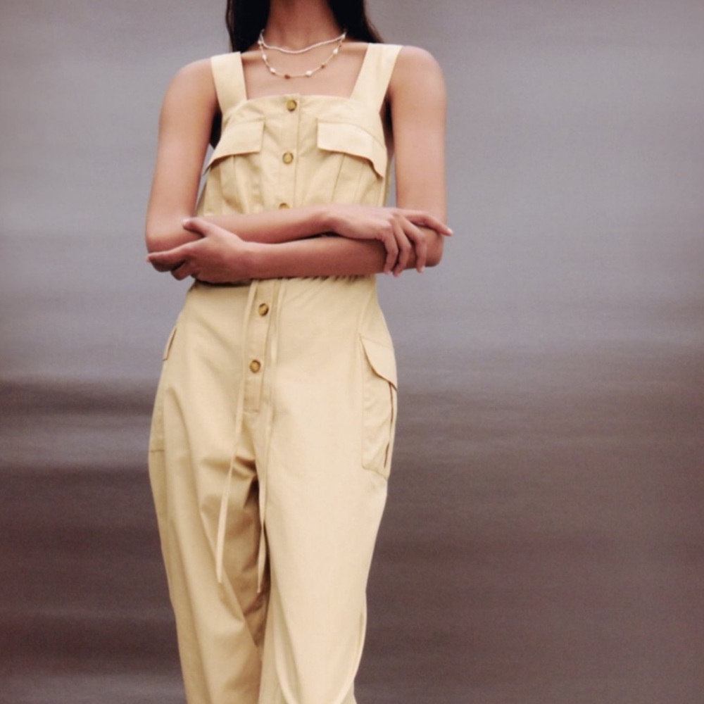 Zara Tan Romper